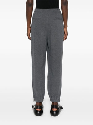 BRUNELLO CUCINELLI Elegant Tapered Cotton Sweatpants with Textured Mélange