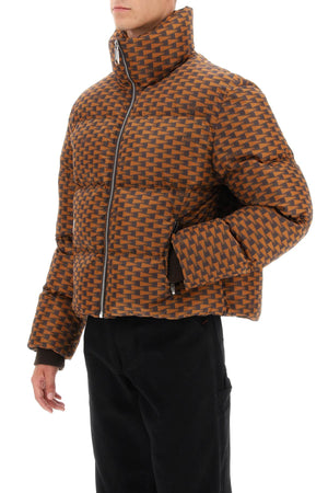 BALLY Quilted Puffer Jacket with Pennant Motif - Men's Short Outerwear