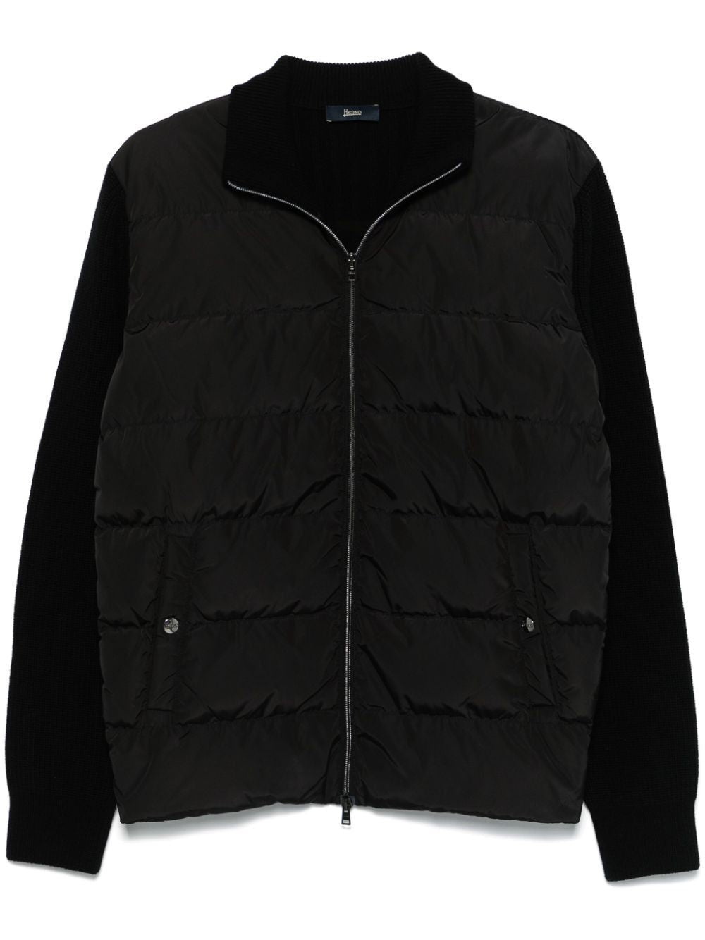 HERNO Men's Quilted Panelled Jacket - Perfect for Fall 2024