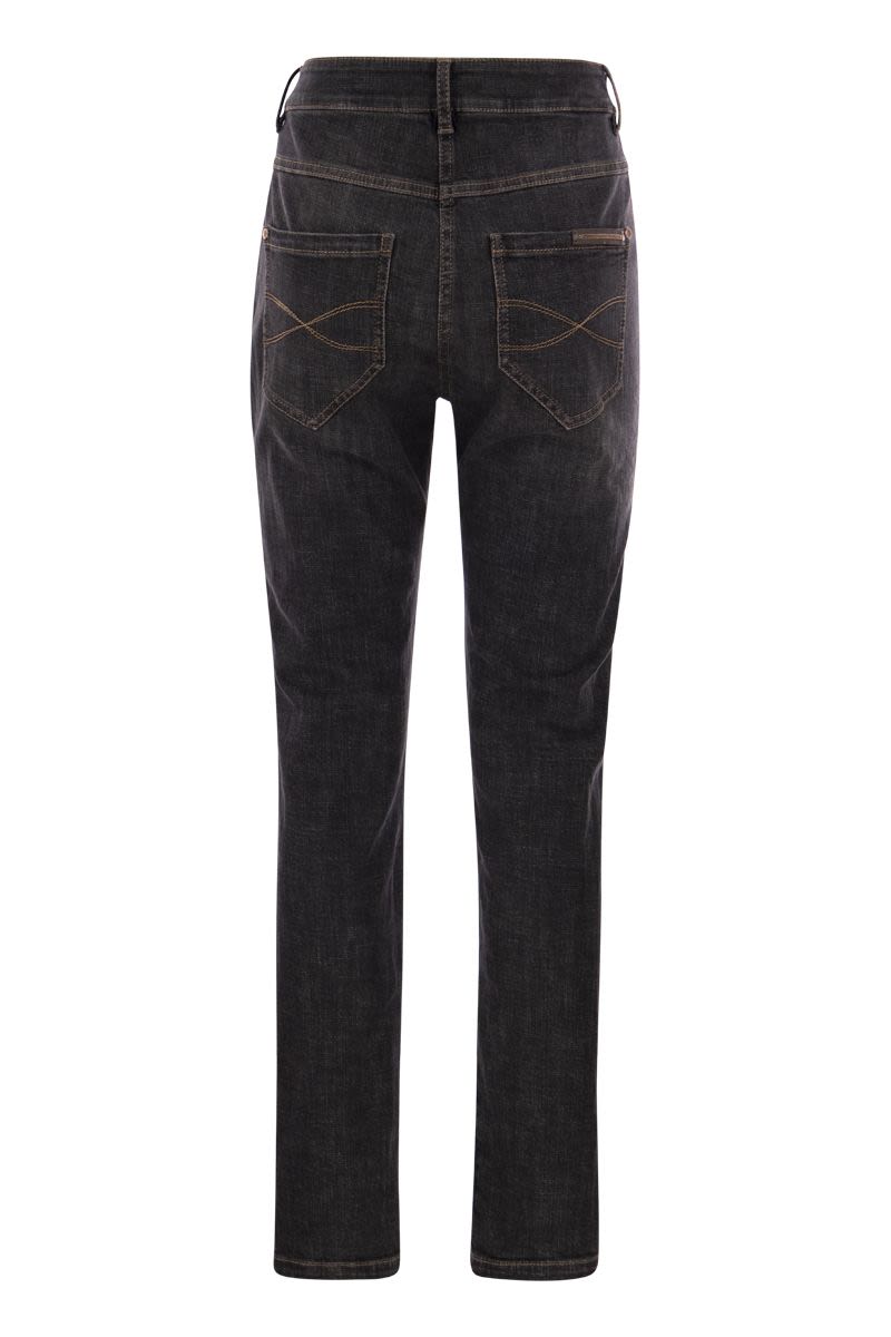 BRUNELLO CUCINELLI Elevated Black Skinny Jeans