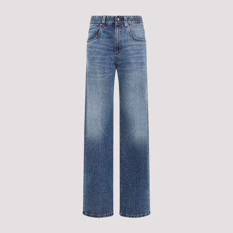 Quần Jeans Cotton Dáng Thẳng