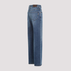 Quần Jeans Cotton Dáng Thẳng