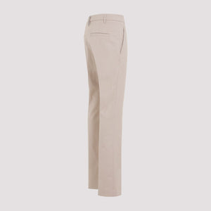 BRUNELLO CUCINELLI Beige Cotton Pants for Women - FW24