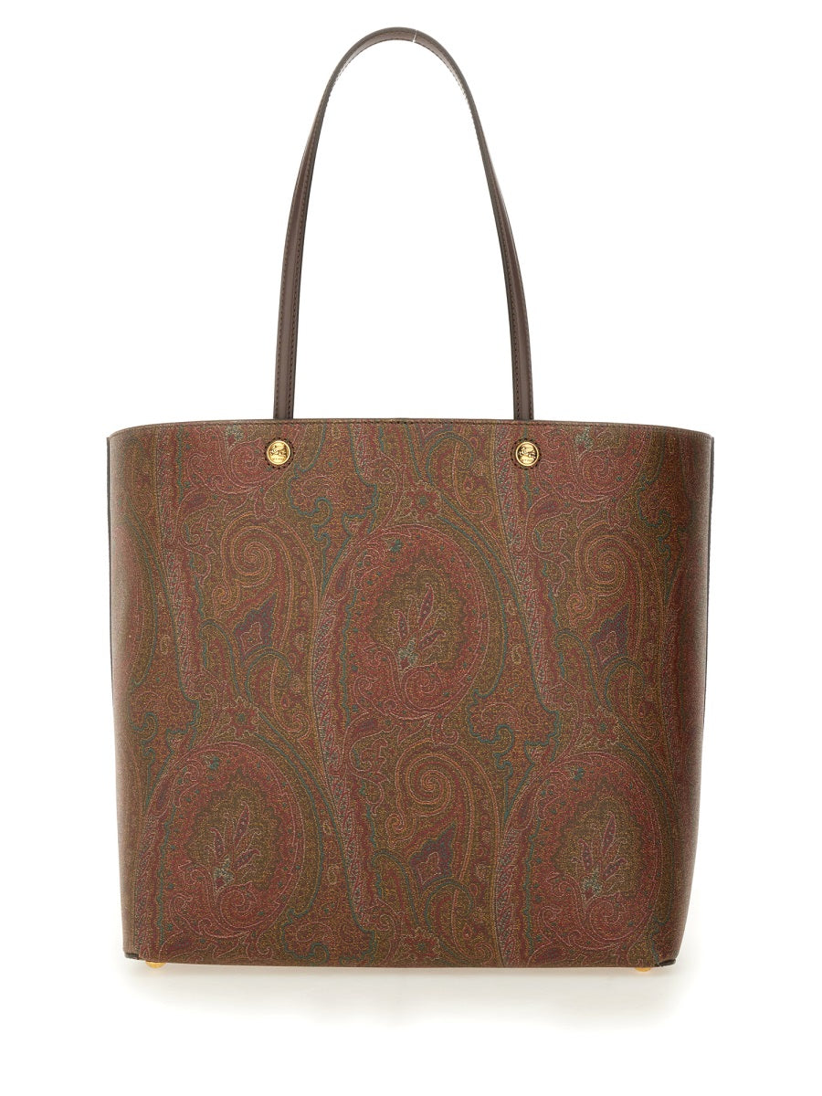 ETRO Paisley Patterned Shopping Handbag - Stylish Carryover Accessory for Men