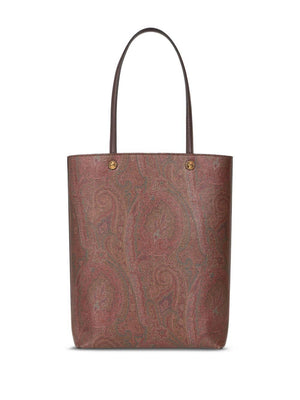 Túi Tote Kiểu Paisley Hở Nắp Cho Nam