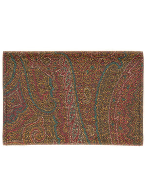 ETRO Mini Paisley Print Wallet