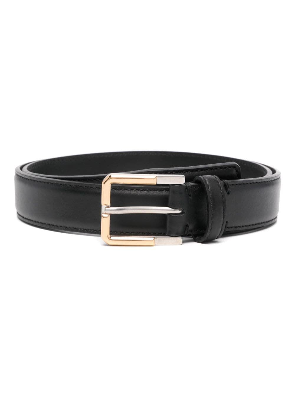 ETRO Double Galvanic Leather Belt for Men