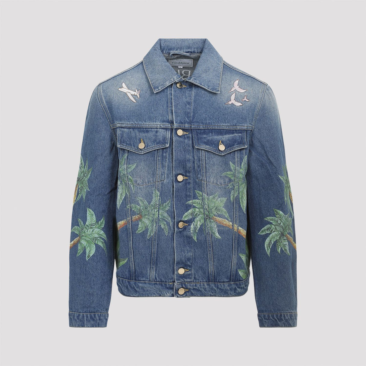 Áo Jacket Jeans Bằng Cotton