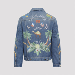 CASABLANCA Classic Cotton Denim Jacket for Men