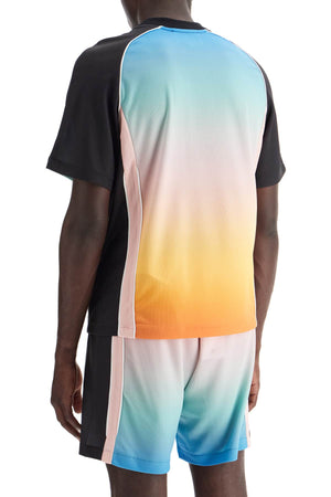 CASABLANCA Gradient Mesh Football T-Shirt - Regular Fit (L)