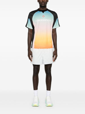 CASABLANCA Gradient Mesh Football T-Shirt - Regular Fit (L)