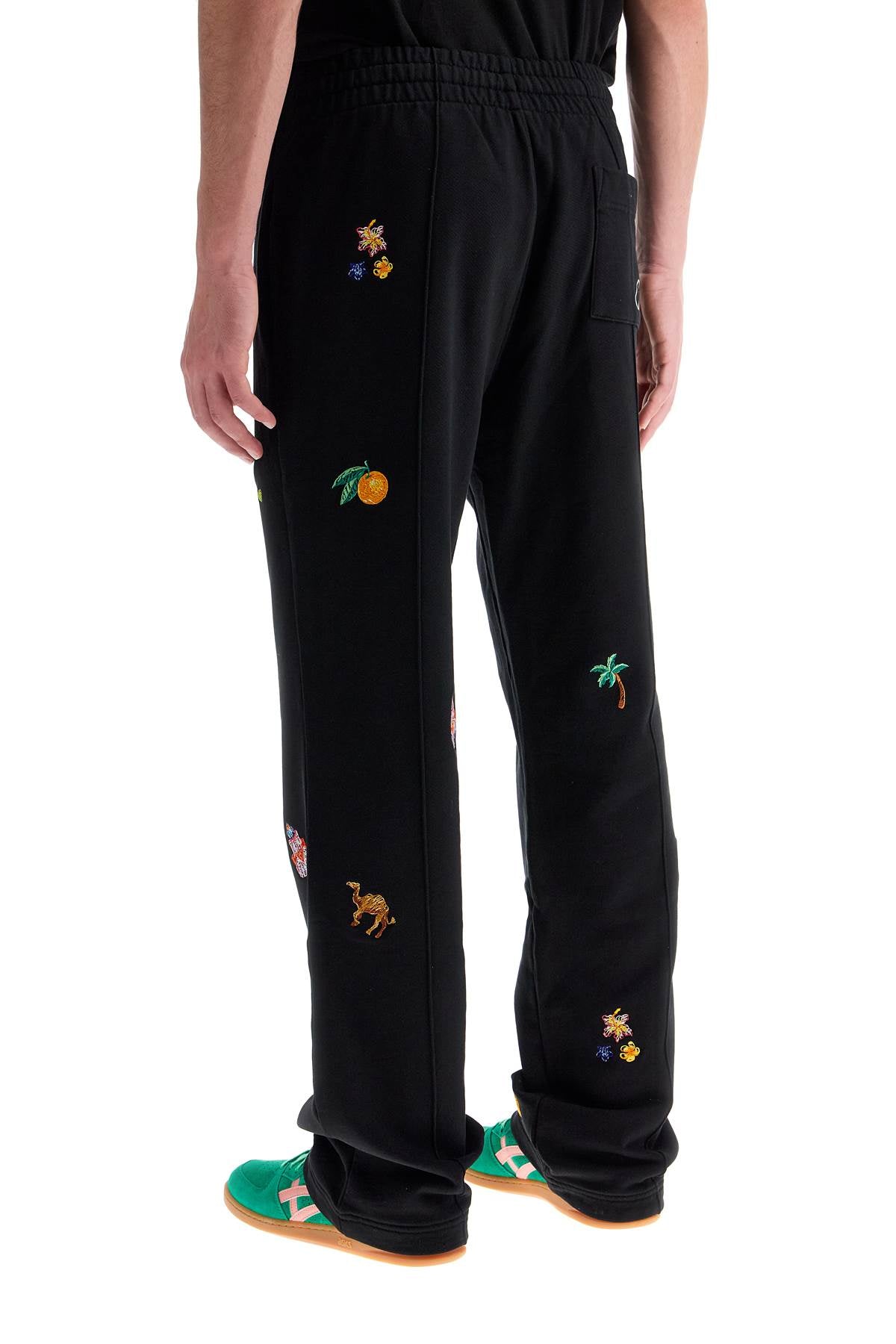 CASABLANCA Elements in Crayon Embroidered Straight Leg Joggers – Size M