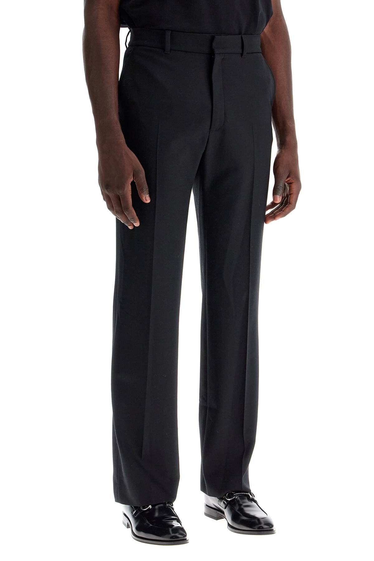 CASABLANCA Elegant Slim Fit Wool-Blend Trousers