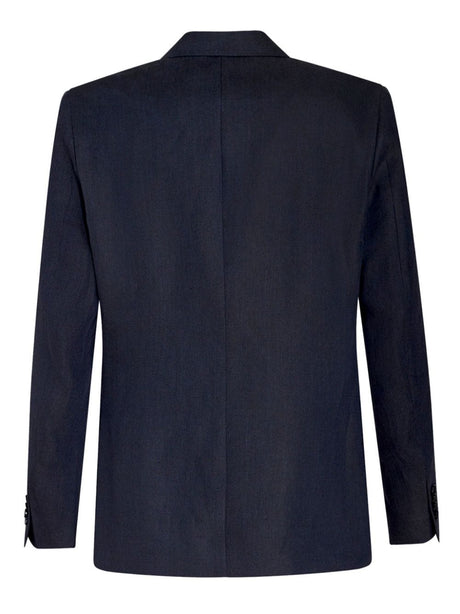 ETRO Men's Classic Navy Wool Blazer with Pockets