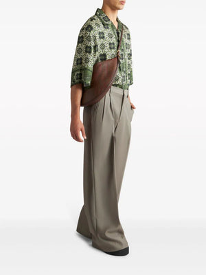 ETRO Men's Double Pleat Trousers in Nude & Neutrals for SS24