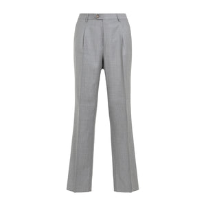 ETRO Single Pleat Wool Pants for Men