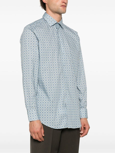 ETRO Men's Paisley Print Cotton Shirt