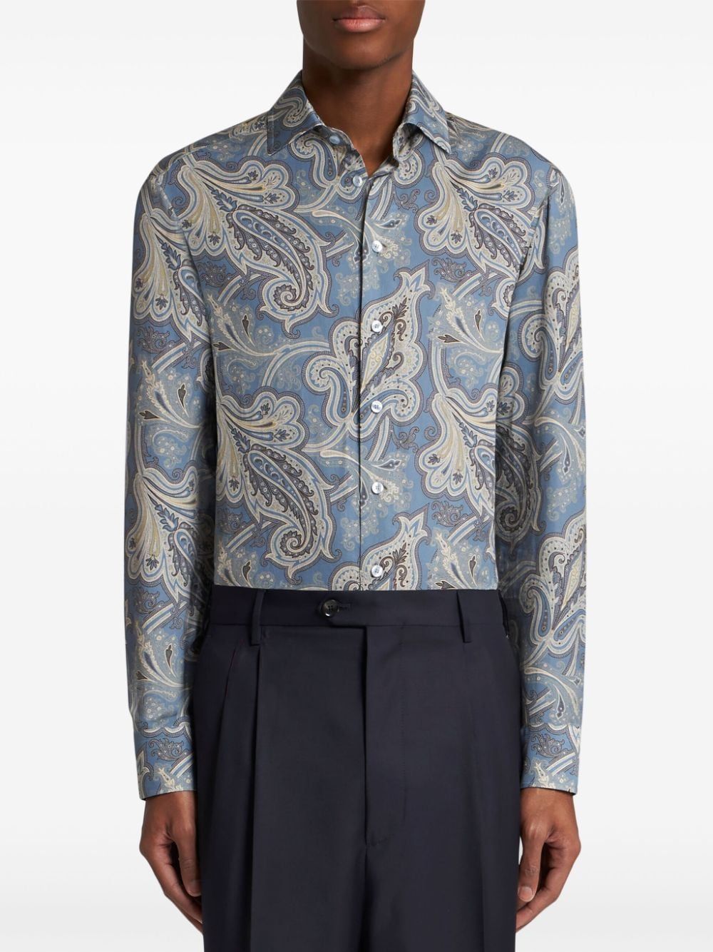 ETRO Versatile 3-Fabrics Dress Shirt for Men