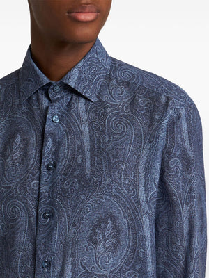 ETRO 3-FABRICS Dress Shirt