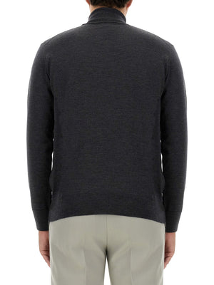 ETRO Men's Regular Fit Embroidered Turtleneck Sweater - Size L