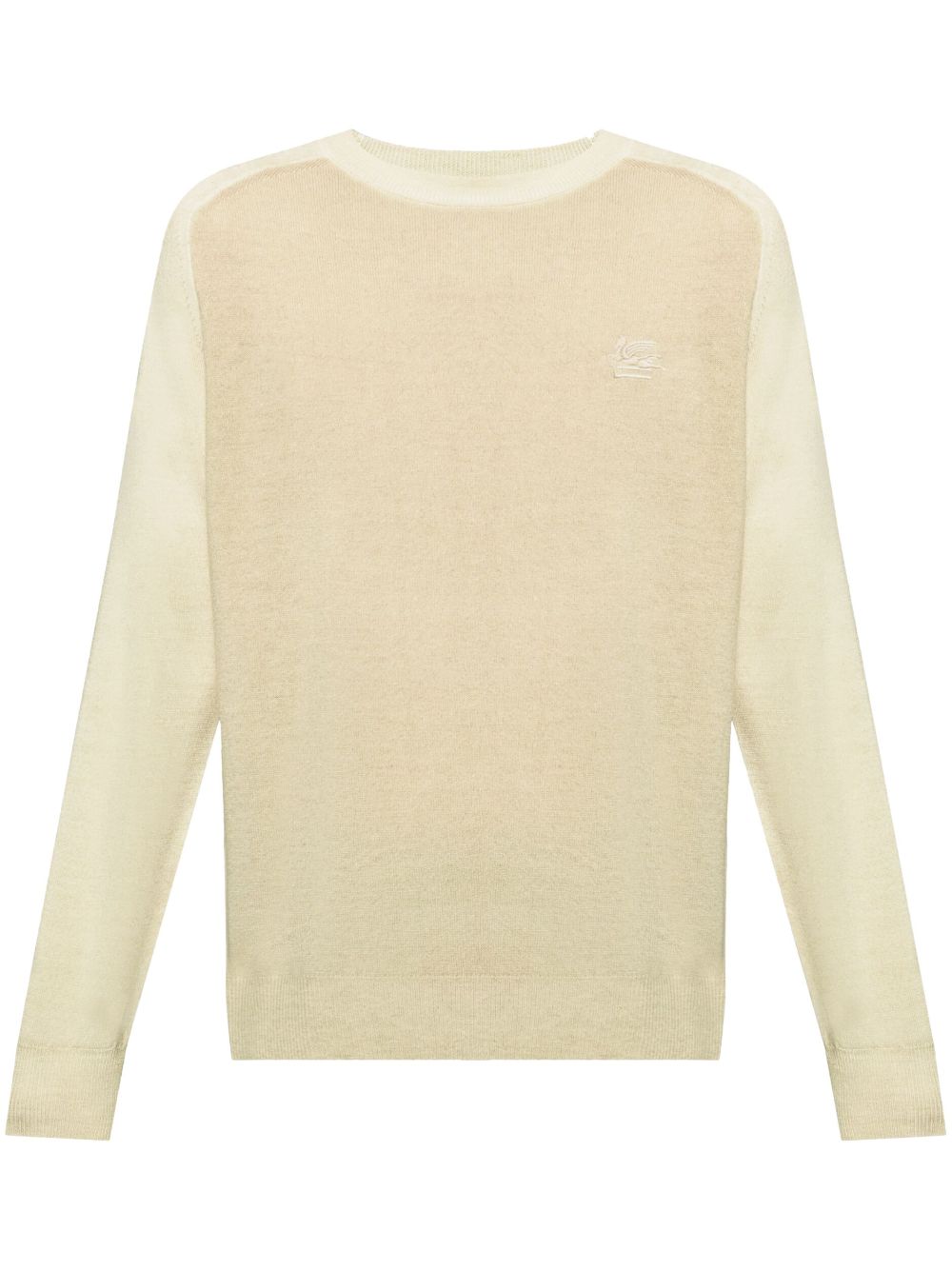 ETRO Men's Signature Pegasus Motif Wool Knit Sweater