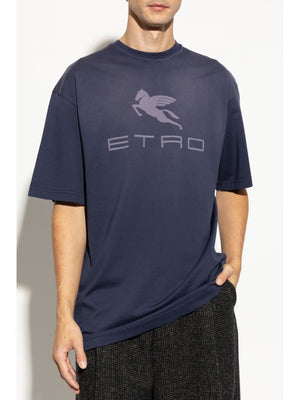 ETRO Logo Print T-Shirt for Men - FW24 Collection