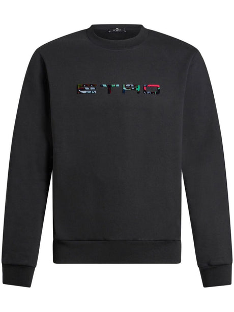 ETRO Luxury Black Cotton Sweatshirt