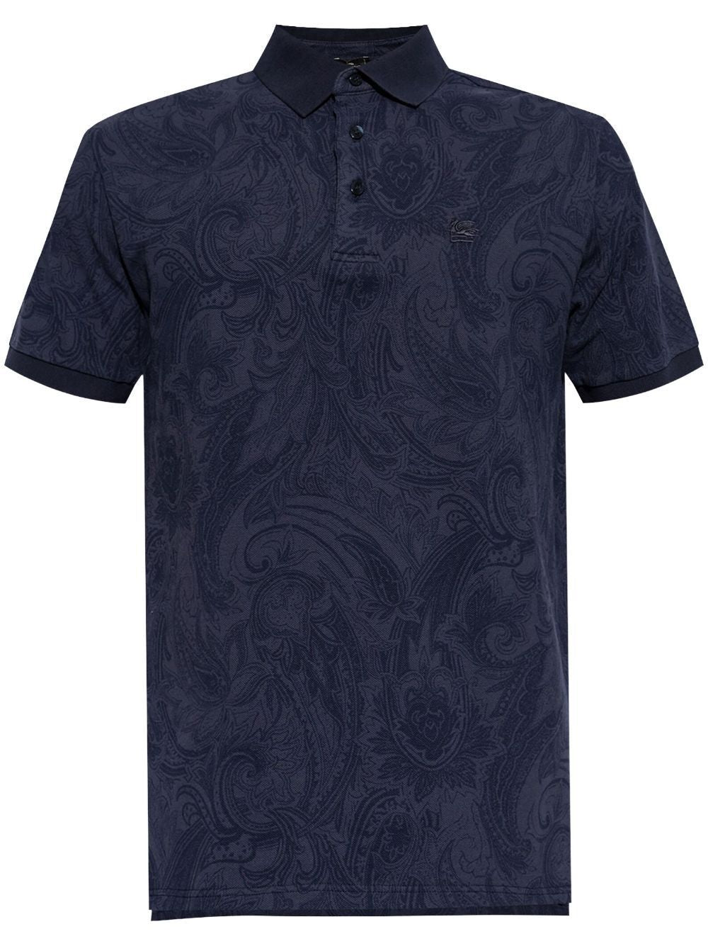 ETRO Tonal Paisley Print Polo Shirt - FW24 Edition