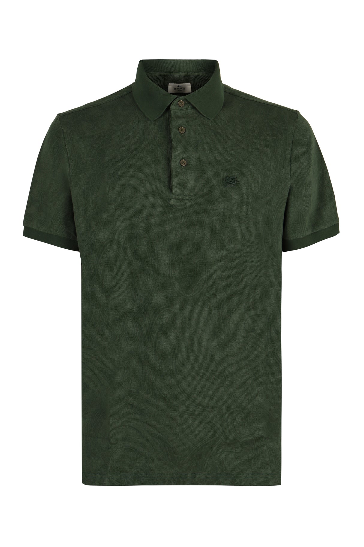 ETRO Tonal Paisley Print Polo Shirt - FW24 Edition