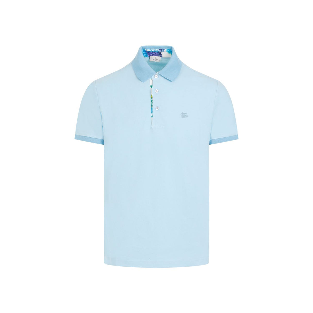 Blue Printed Rome Polo for Men - SS24 Edition