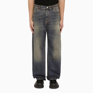 ETRO Washed Blue Boyfriend Jeans - Men's Fashion for SS24