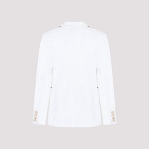 CASABLANCA White Tailored Jacket for Men - SS24 Collection
