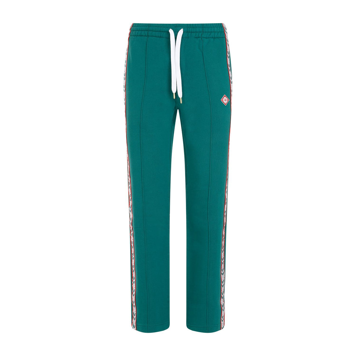 CASABLANCA Green Tapered Joggers for Men - 100% Organic Cotton