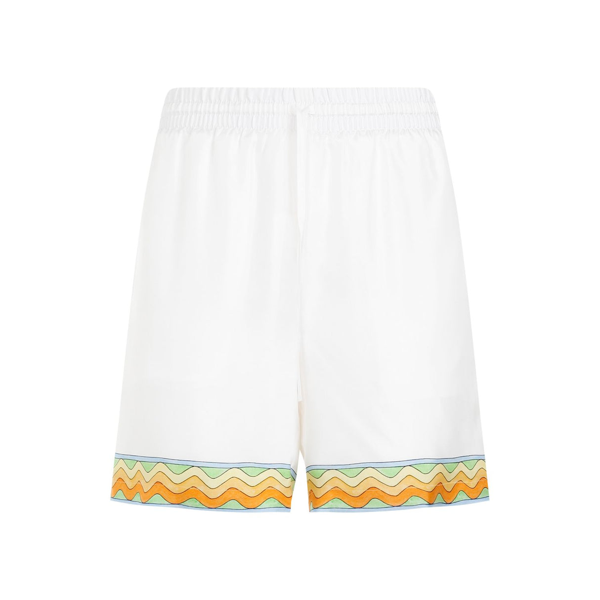 Quần short Afro Cubism màu trắng cho nam - SS24