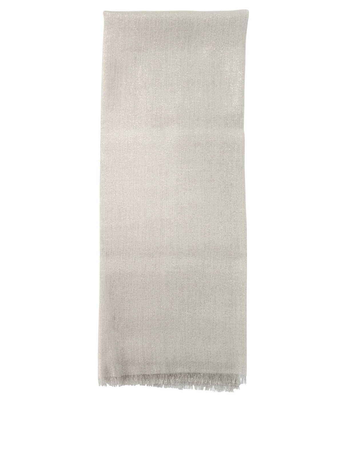 BRUNELLO CUCINELLI Luxury Cashmere and Silk Sparkling Scarf (90x220 cm)