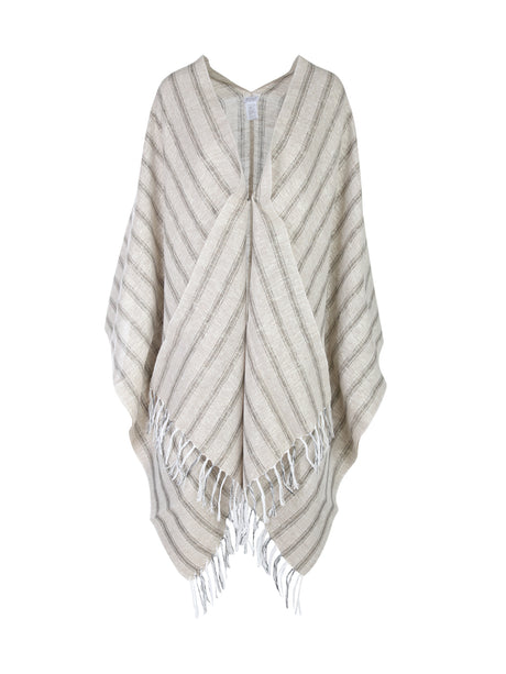 BRUNELLO CUCINELLI Linen Poncho for Women - SS22 Collection