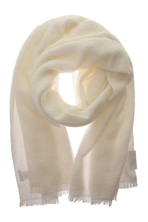 BRUNELLO CUCINELLI Soft Dazzling Cashmere and Silk Scarf - Beige