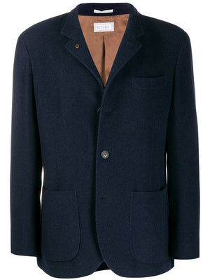 BRUNELLO CUCINELLI Blue Men's Jacket for 2024 Season