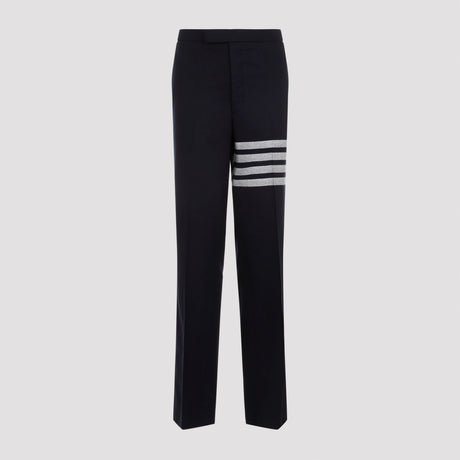 THOM BROWNE Low Rise Drop Crotch Cashmere-Blend Trousers