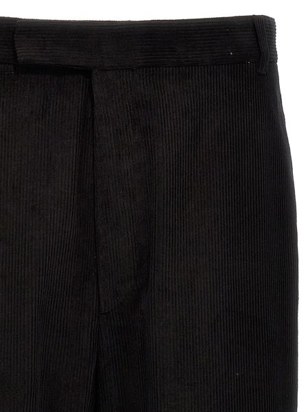 THOM BROWNE Luxurious Cotton Corduroy Straight-Leg Trousers