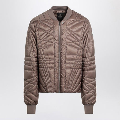 MONCLER RICK OWENS Quilted Down Jacket for Men - Dust Shade