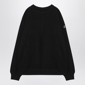 MONCLER RICK OWENS Men's Black Crewneck Sweatshirt