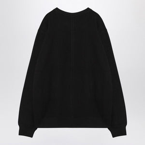 MONCLER RICK OWENS Men's Black Crewneck Sweatshirt