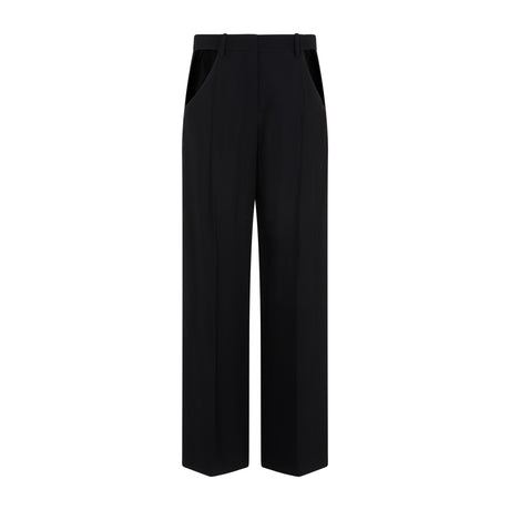 MUGLER Chic Viscose Trousers for Women - Fall Winter Collection