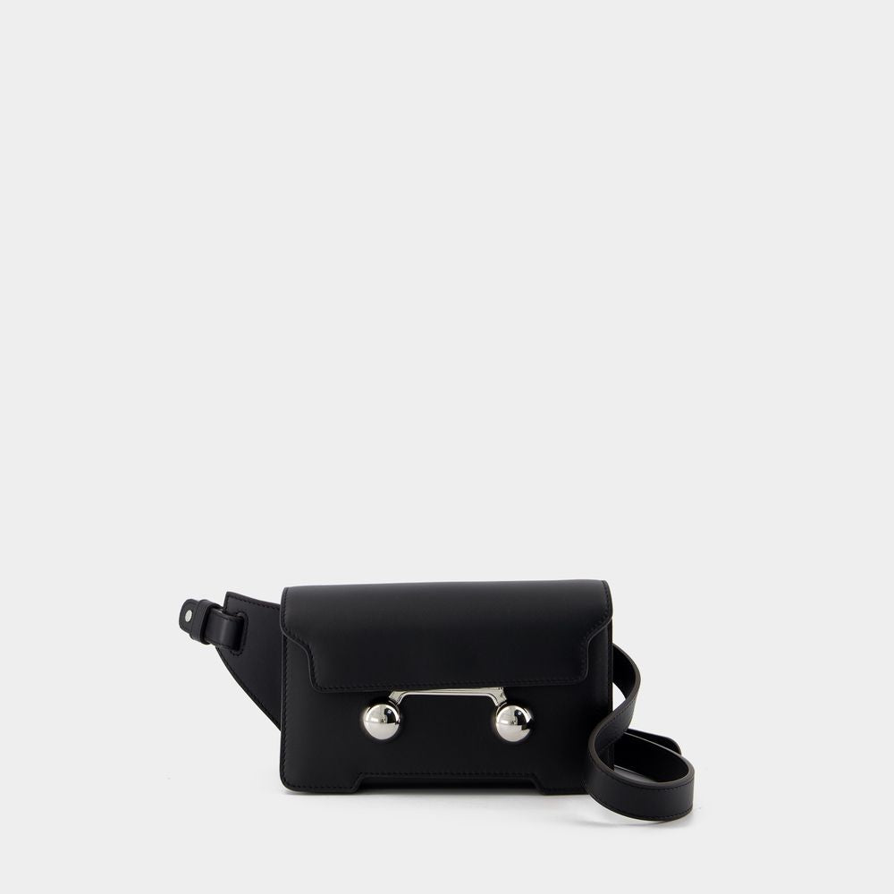 MARNI Sleek Men's Crossbody Bag in Black