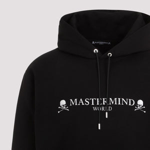 MASTERMIND JAPAN Men's Black Embroidered Hoodie for SS24