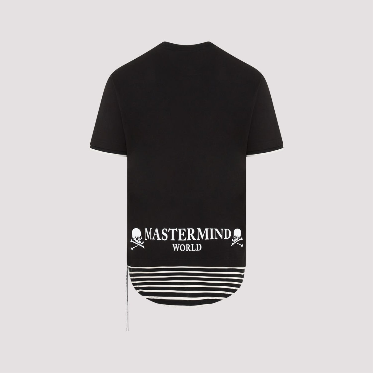 MASTERMIND JAPAN Sophisticated Layered Black T-Shirt