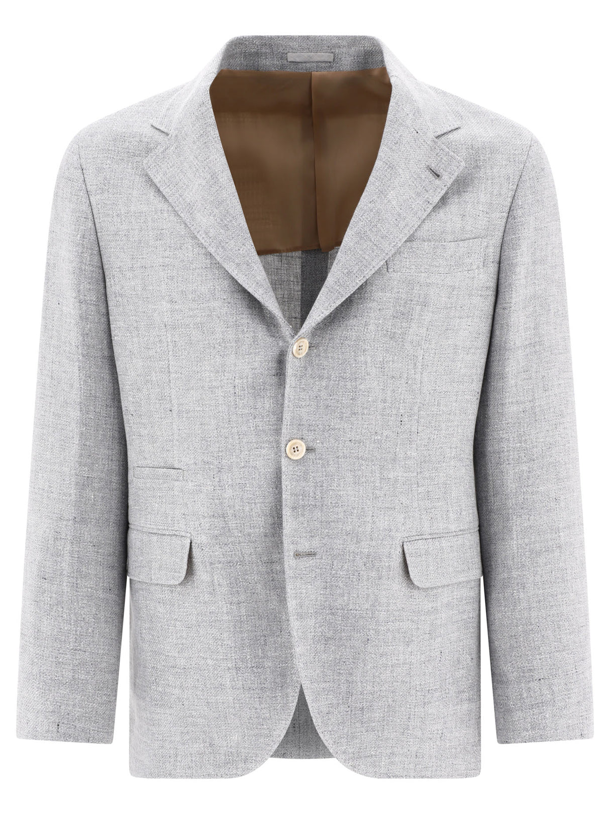 Áo blazer đơn giản cho nam giới - Cỡ vừa vặn, màu xám, SS24