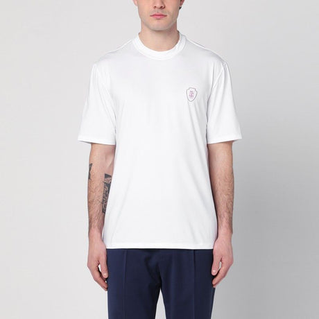 BRUNELLO CUCINELLI Crew Neck Logo T-Shirt for Men