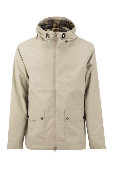 BARBOUR Men's Sand Hooded Jacket for SS24 Collection